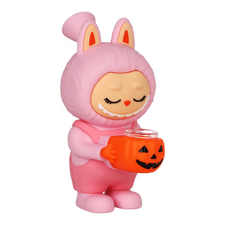 Halloween Labubu Inspired Silicone Water Pipe - 6" 3CT BUNDLE/ Assorted Colors