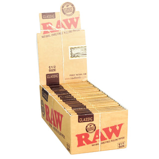 RAW Classic Rolling Papers | 1 1/2 Inch - Horny Stoner
