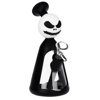 Nightmarish Silicone on Glass Water Pipe - 7.25" / 14mm F