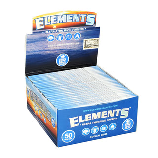 Elements Ultra Thin Rice Rolling Papers - Horny Stoner