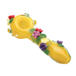 Empire Glassworks Spoon Pipe - 4" / Sunshine Garden / Small - Horny Stoner