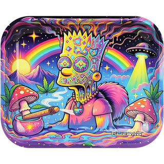 Pulsar Metal Rolling Tray - Bent Bartholomew / 13"x 11"