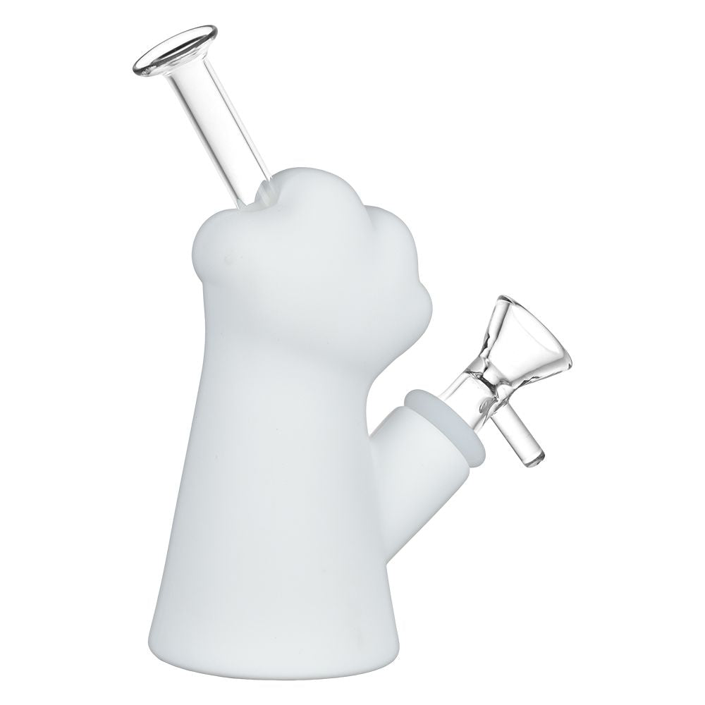 Silicone Cat Paw Water Pipe - 6.15" / 14mm F - Horny Stoner