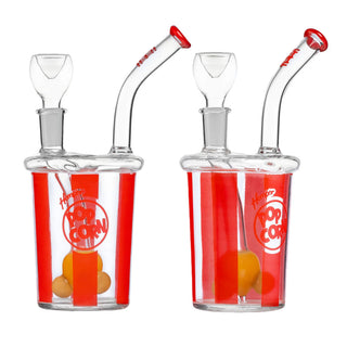 Hemper Popcorn Water Pipe - 6" / 14mm F - Horny Stoner