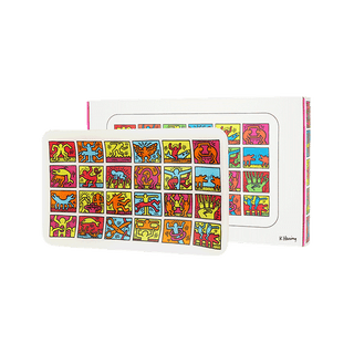 K. Haring Glass Rolling Tray