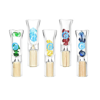 Cookies Bling Corn Husk Filter Glass Tips 5pcs - Horny Stoner