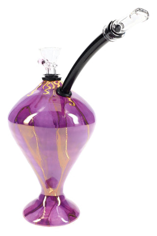 Ancient Creations 6″ Gold-Vein Ceramic Hookette