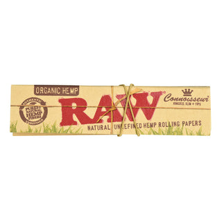 RAW Organic Connoisseur Rolling Papers | Kingsize - Horny Stoner