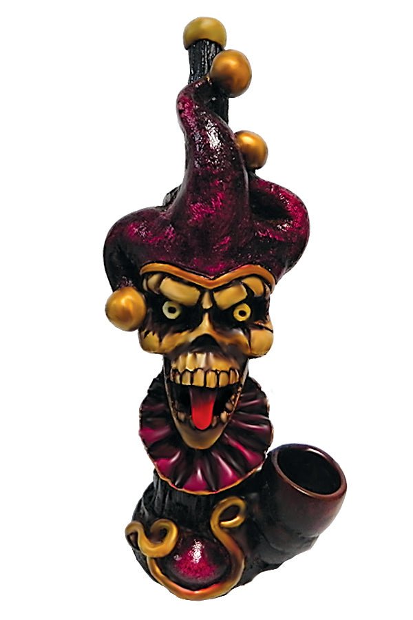Jester Foul Hand Pipe - Horny Stoner