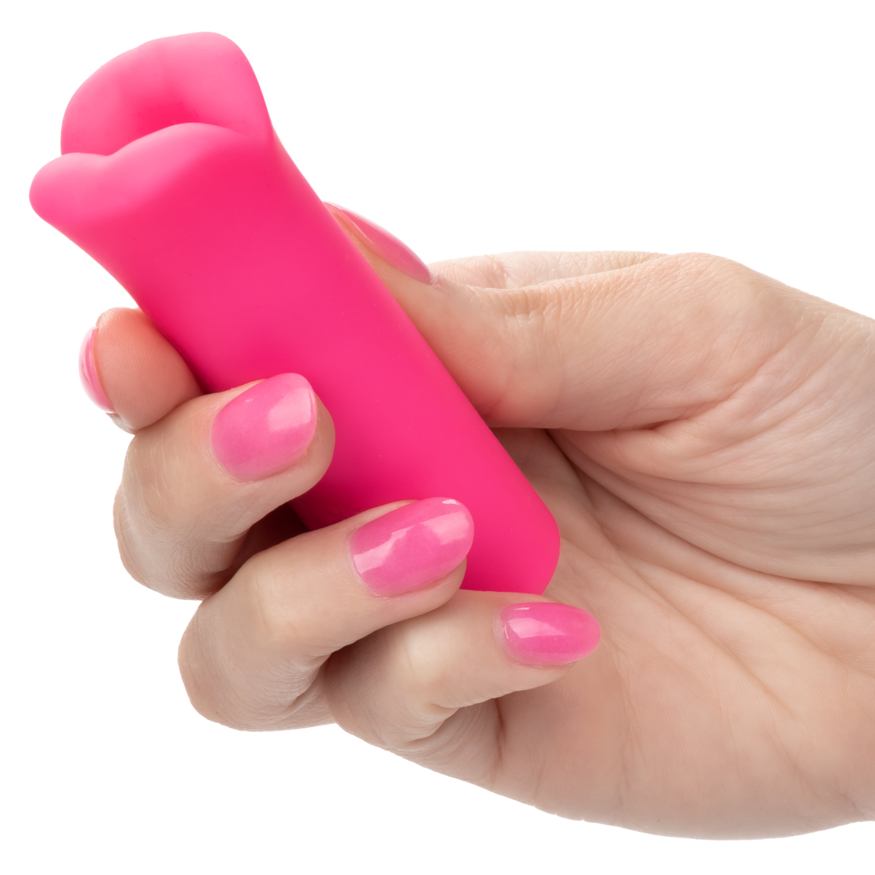 Kiss Mini Massager - Pink - Horny Stoner