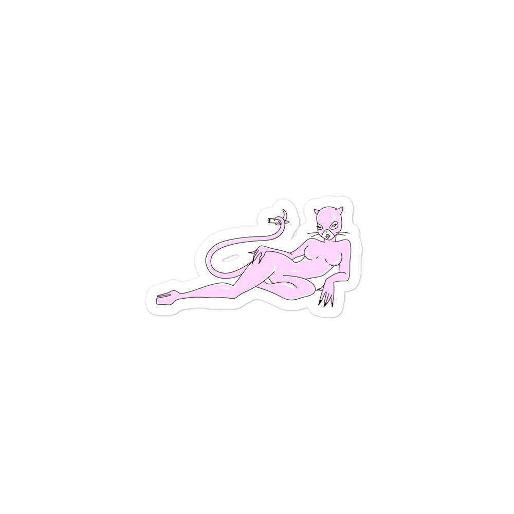 Catsuit Bubble-Free Sticker - Horny Stoner