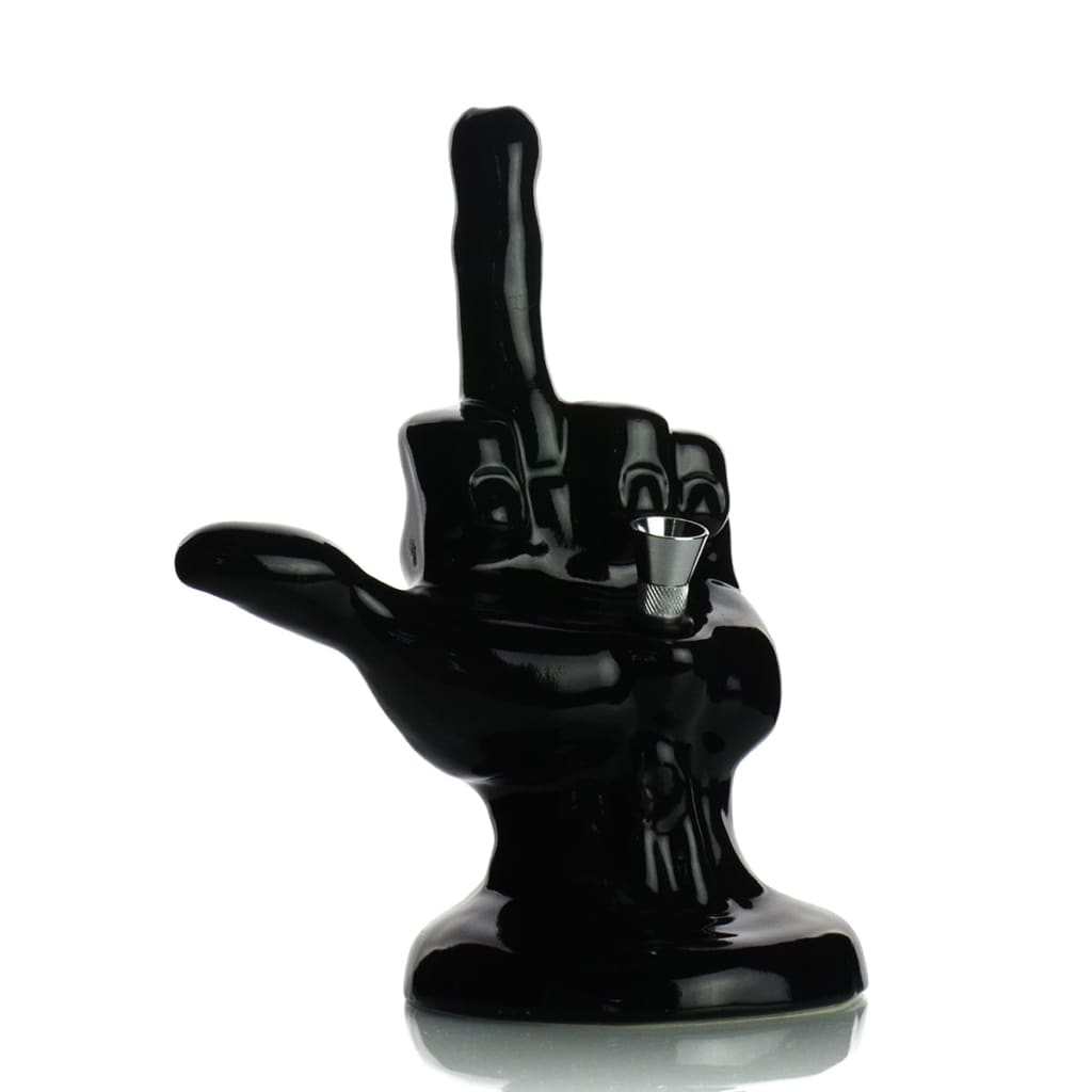 Ceramic Middle Finger Hand Pipe On sale