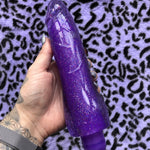 Glow Dick Glitter Vibrator - Purple - Horny Stoner Horny Stoner Toys