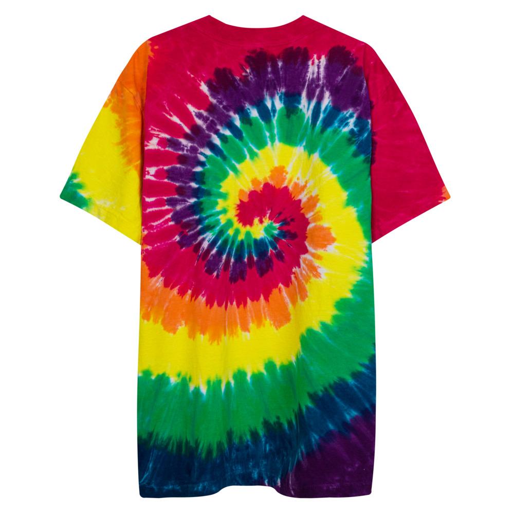 High Vibes Oversized Tie-Dye T-shirt - Horny Stoner