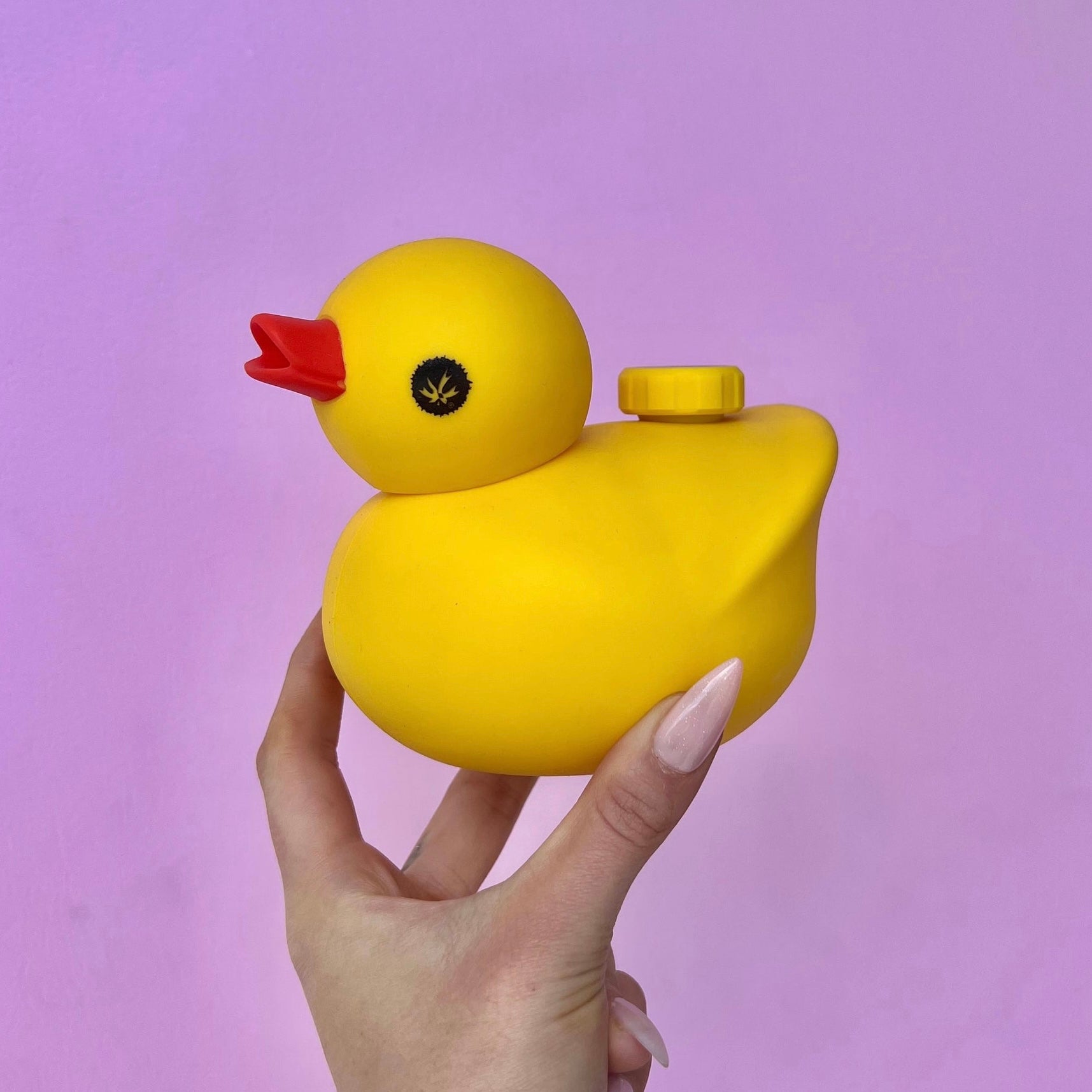Squeaky Clean Silicone Rubber Duckie Water Pipe - Horny Stoner Horny Stoner Pipe