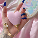 Lolita Heart Massager - Berry Violet - Horny Stoner