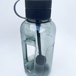 Traveller Water Bottle Pipe - Black - Horny Stoner