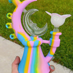 Celestial Silicone Water Pipe - Horny Stoner