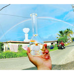 Rainbow Cloud Water Pipe - Horny Stoner